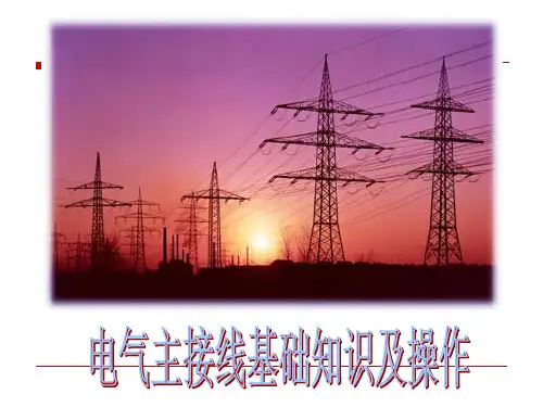 电气主接线基础知识及操作