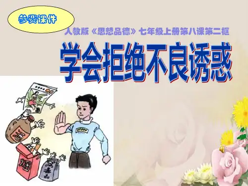 学会拒绝不良诱惑ppt优秀课件4 人教版
