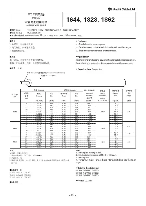 UL1644--日立标准