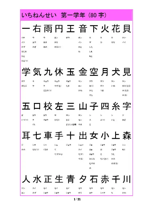 日本语-2