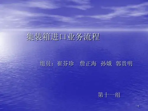 集装箱进口业务流程[1]
