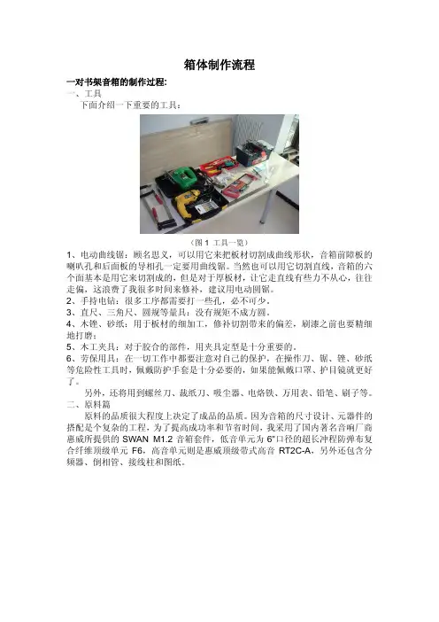 音箱箱体制作流程