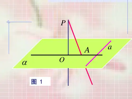 三垂线定理2