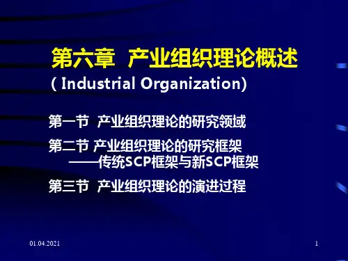 第二章产业组织理论概述