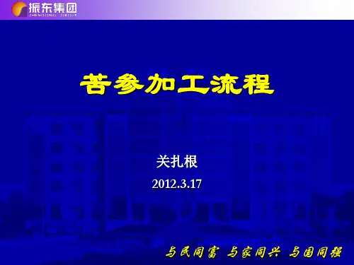 苦参加工流程
