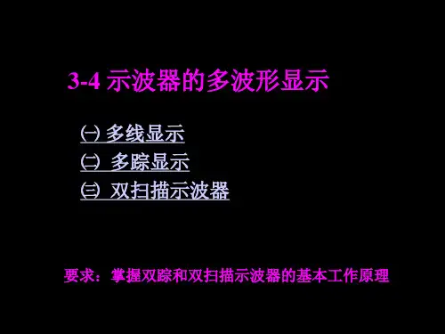 2.2.3 示波器的多波形显示