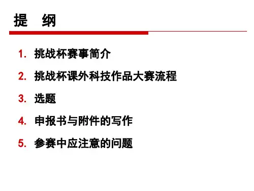 挑战杯科技创新流程