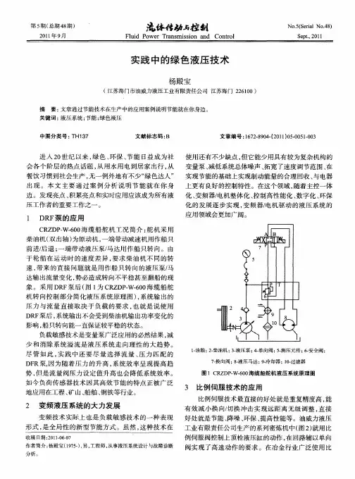 实践中的绿色液压技术