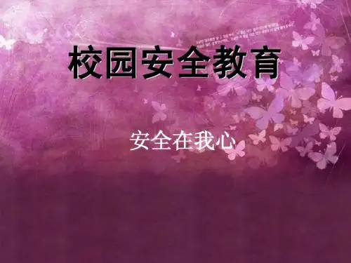 安全在我心主题班会 软件1210班 2