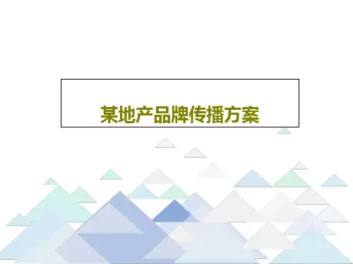某地产品牌传播方案139页PPT