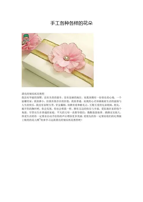 手工各种各样的花朵Document (2)