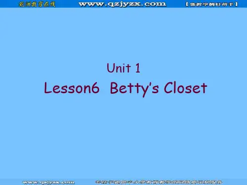 英语：Unit1 lesson6课件(冀教版三年级起点四年级上新)