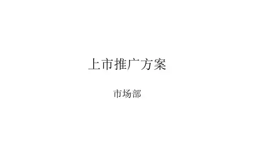 新品上市推广方案.pptx