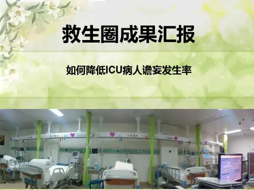 如何降低ICU病人谵妄发生率ICU品管圈