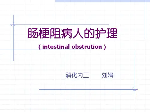 肠梗阻病人的护理-PPT