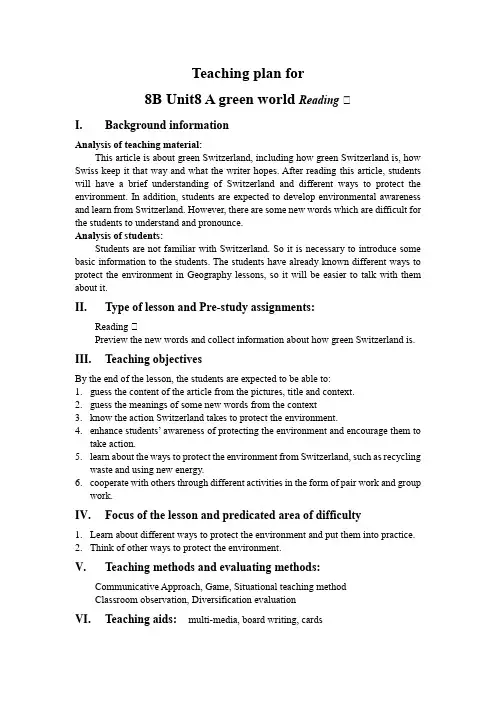 8B U8 Reading 1 