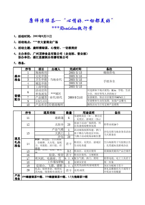 XX绿茶活动