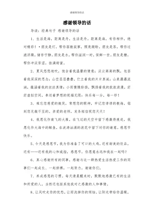 感谢领导的话_4