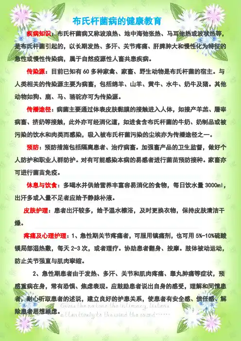 布氏杆菌病 2