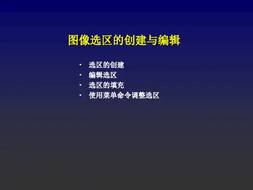 PhotoshopCS4范围选取(规则选区、不规则选区、选区编辑)