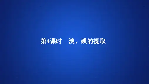 高中化学《溴、碘的提取 》