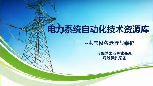 母线保护异常及处理：母线保护原理.pptx