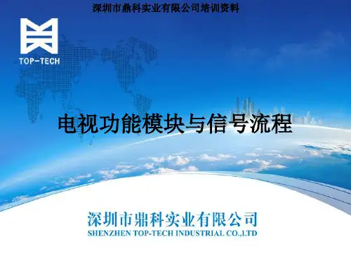 电视功能模块与信号流程(公司内部培训资料)讲解
