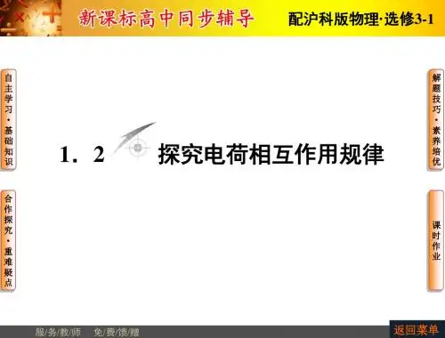 第1章 1.2库仑定律
