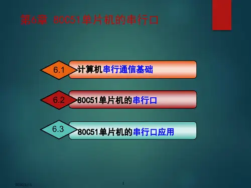 第6章80C51单片机的串行口