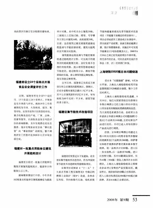 福建征集节能技术改造项目