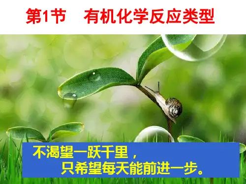 有机反应类型(1)