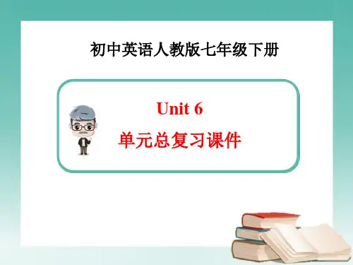 新人教版英语七年级下册Unit6-单元总复习课件