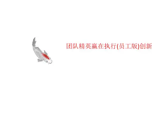 团队精英赢在执行(员工版)创新-课件