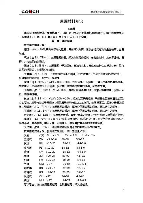 原燃材料知识