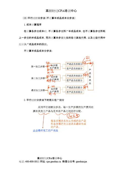 2016年CPA讲义《财管》第十四章产品成本计算05