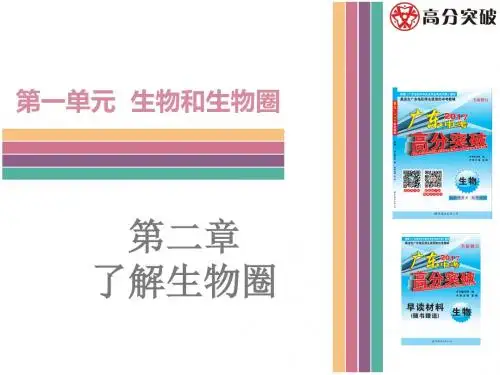 第一单元-第二章  了解生物圈