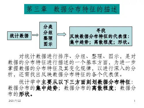 统计学 3数据分布特征的描述_OK
