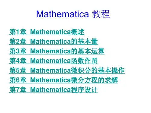 Mathematica_4.0_课件教程