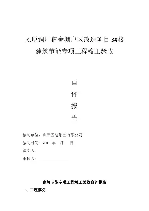 自评报告