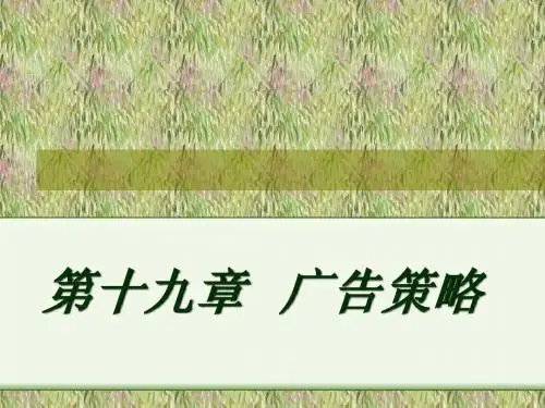 广告策略