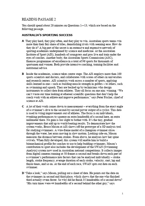 Reading Passage 2