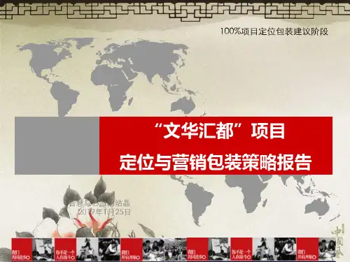 云南易门文华汇都商业中心项目定位与营销包装策略报114p销售推广方案(20200530151325)