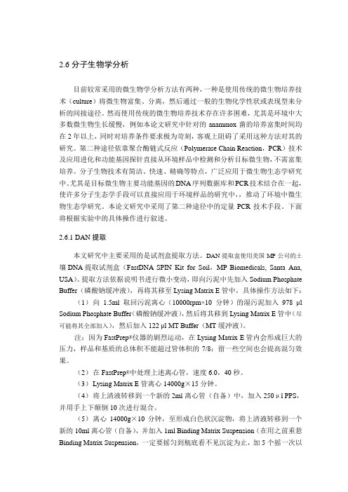 分子生物学分析