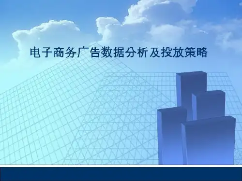 电商广告数据分析及投放策略共17页文档