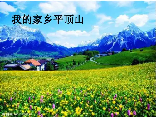 我的家乡平顶山