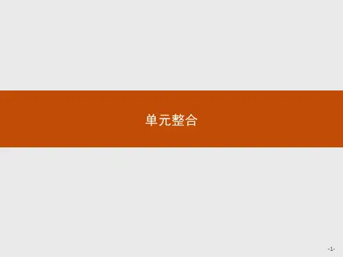 最新人教版高中思想政治必修二第四单元 单元知识点整合