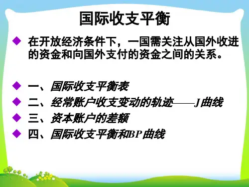 第二节国际收支平衡