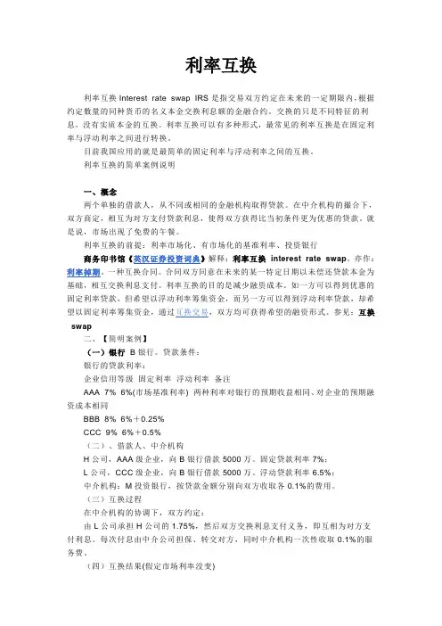 利率互换 3