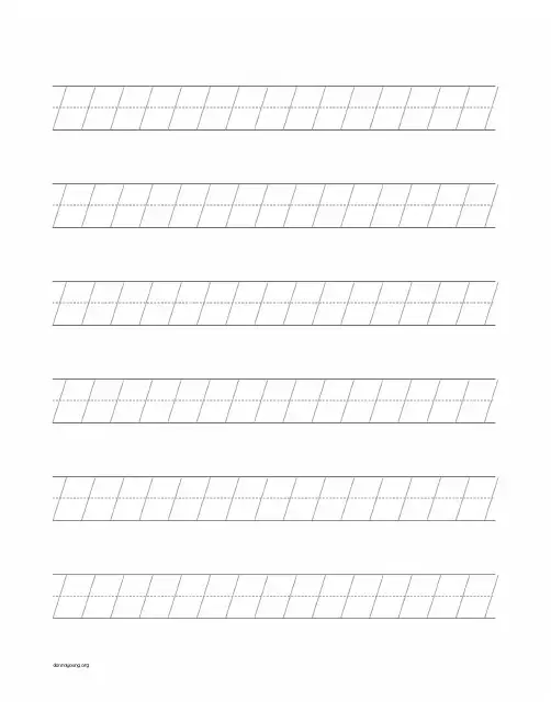 英文大圆体字帖 Big Cursive