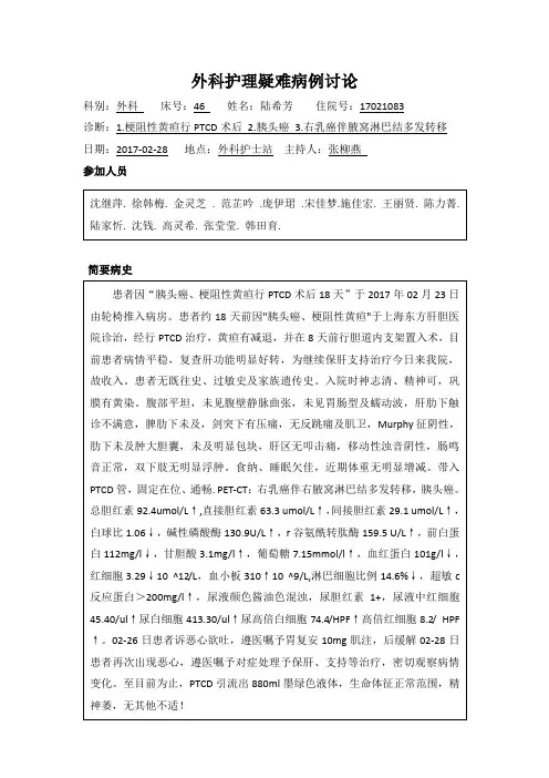 疑难病例讨论[1]
